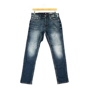 Hollister Mens Jeans Advanced Stretch Slim Fit Dark Wash W32 L30